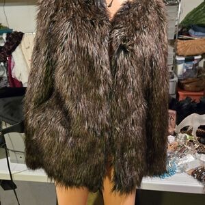 Monoreno Brown Teddy Jacket